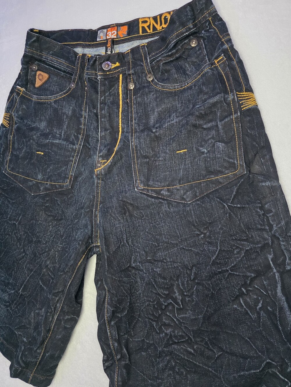Vintage Y2K hiphop Jorts punk retro streetwear gothic Shorts Akademiks 32